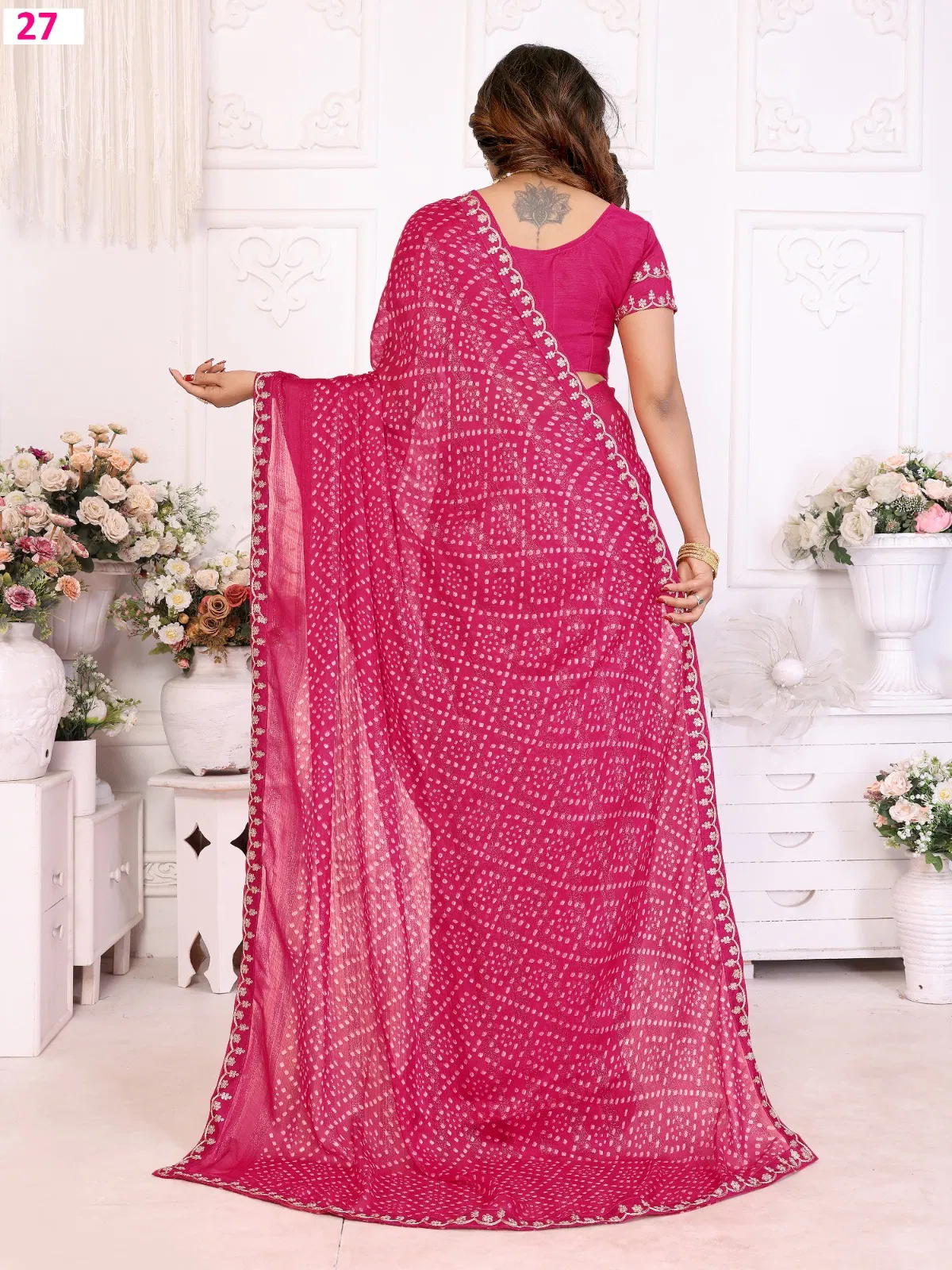 Prima 25 To 32 Chiffon Printed Saree Wholesale Clothing Distributors In India